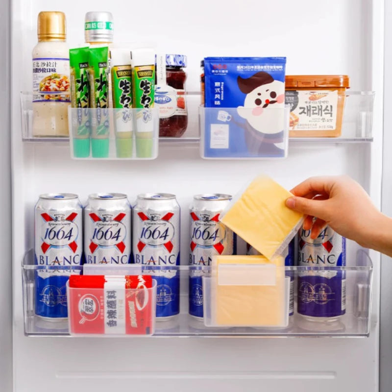 1/2PCS Refrigerator Side Door Storage Box