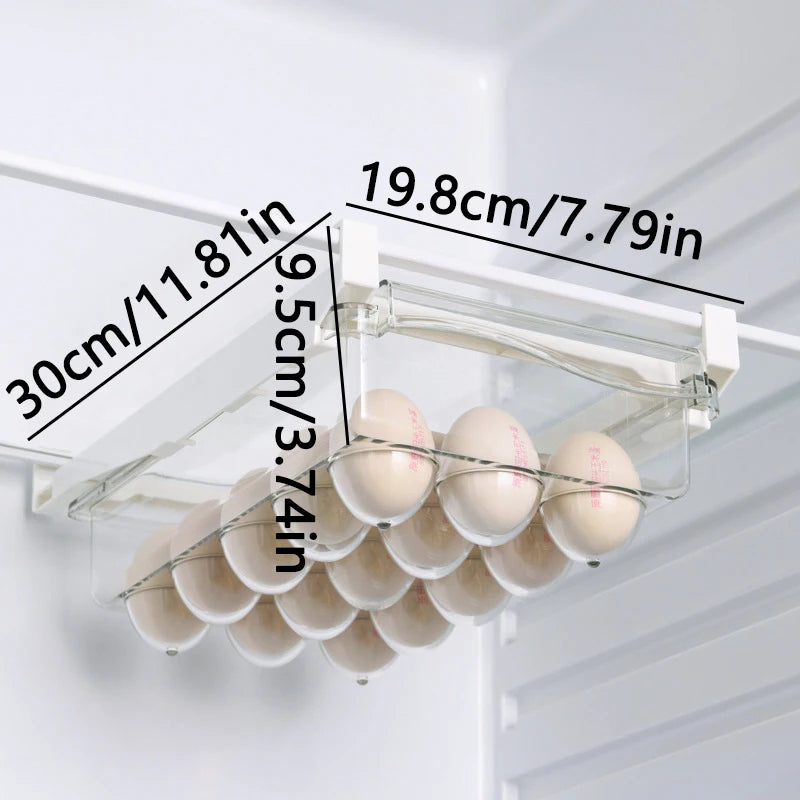 Transparent Fridge Drawer Organizer