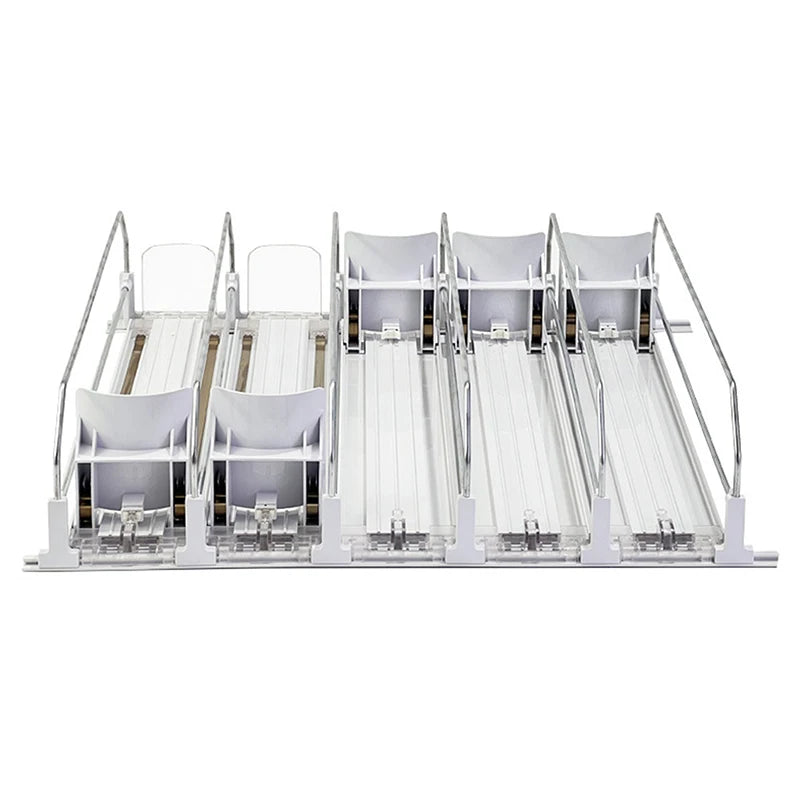 Fridge Spring Push Can Rack