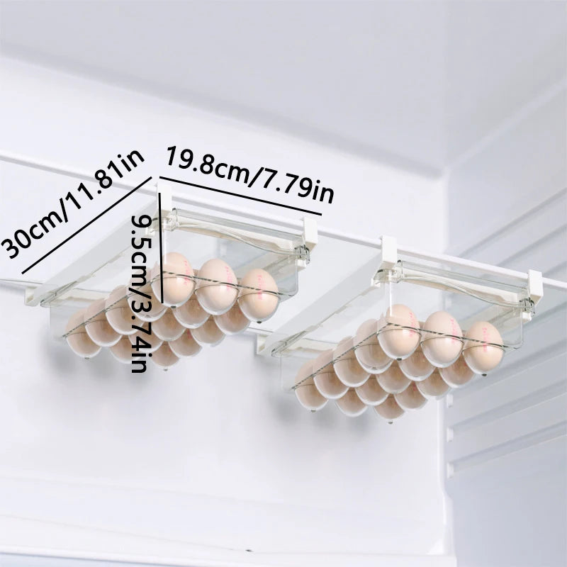 Transparent Fridge Drawer Organizer
