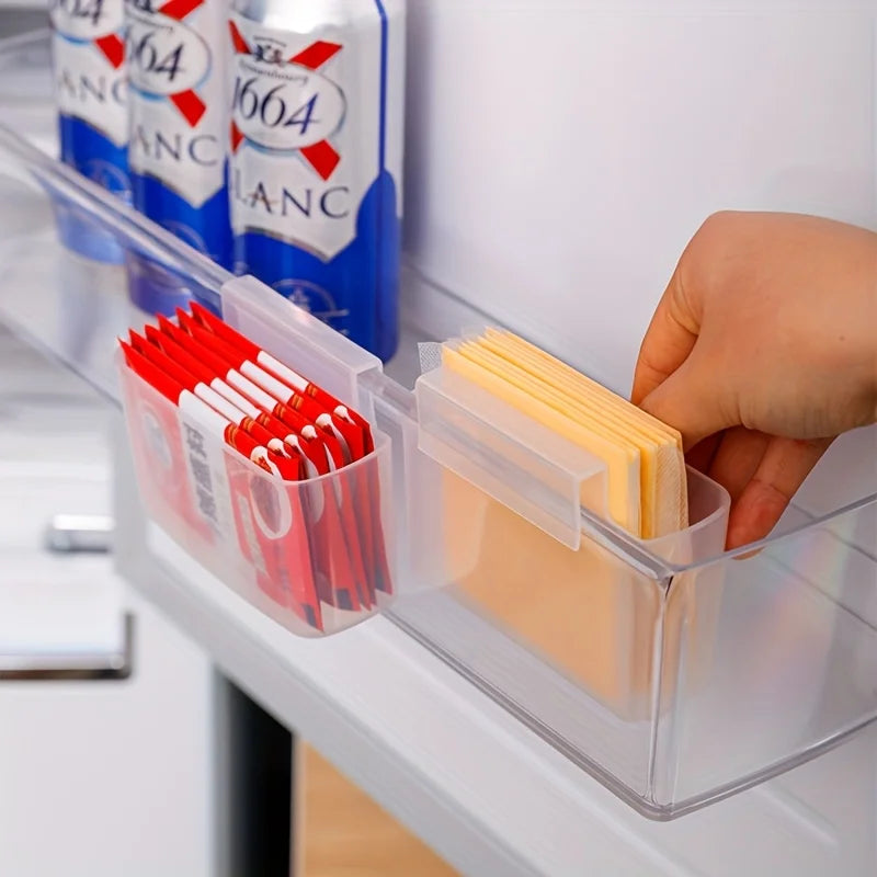 1/2PCS Refrigerator Side Door Storage Box